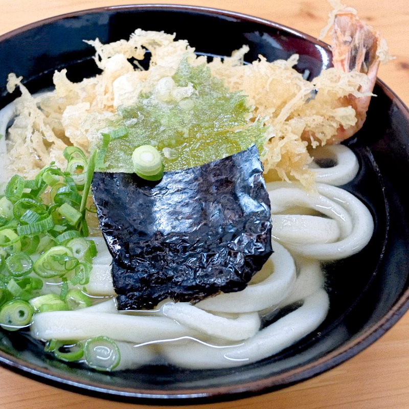 天ぷらうどん(本場かなくま餅 福田 )