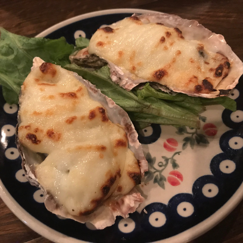 牡蠣のグラタン オイスターロックフェラー(オイスターバー＆レストラン オストレア 新宿三丁目店 Ostrea oyster bar & restaurant)