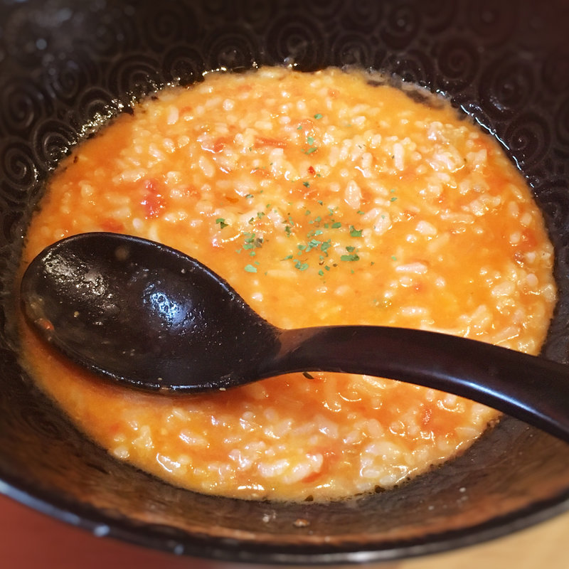 〆のチーズリゾット(三味(333) 天神大名本店)