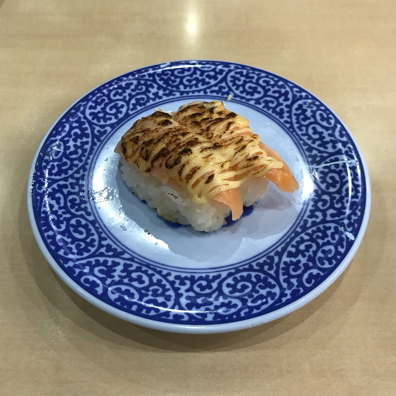炙りサーモンてりマヨ(くら寿司 立川店)