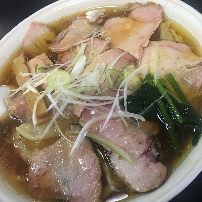 手打ちチャーシューワンタン麺・大盛(手打ち　焔 )