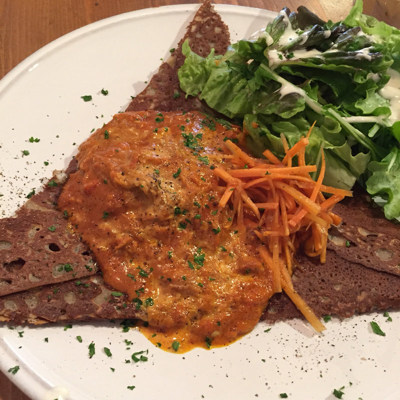 バターチキンカレーガレット(ヌフクレープリー)