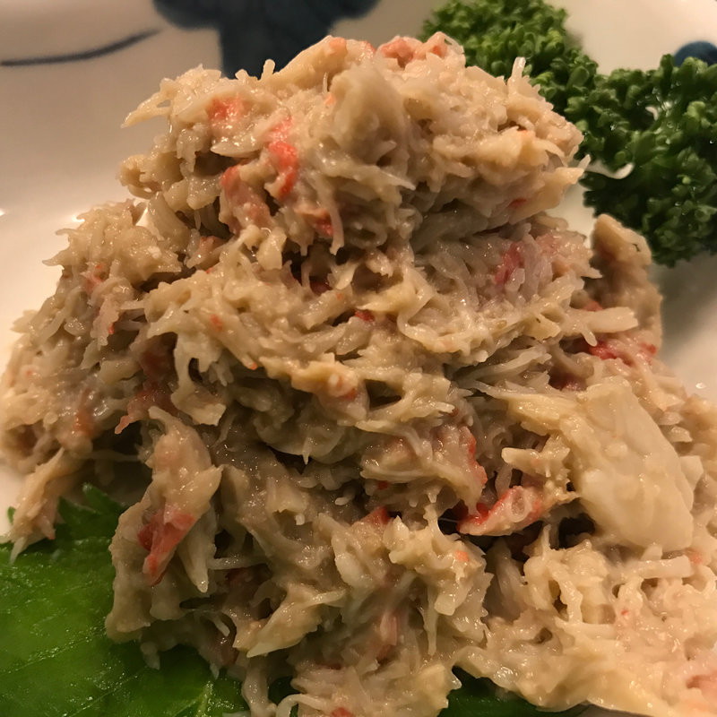 蟹味噌和え(かんじ)