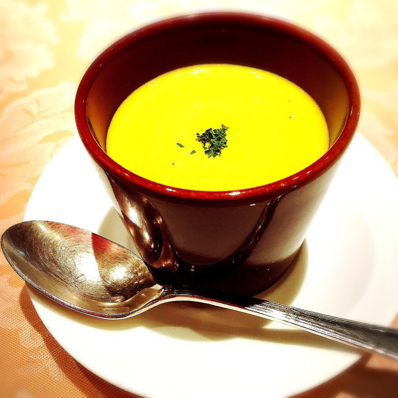 カボチャのポタージュ(クイーン・アリスガーデンテラス日吉)