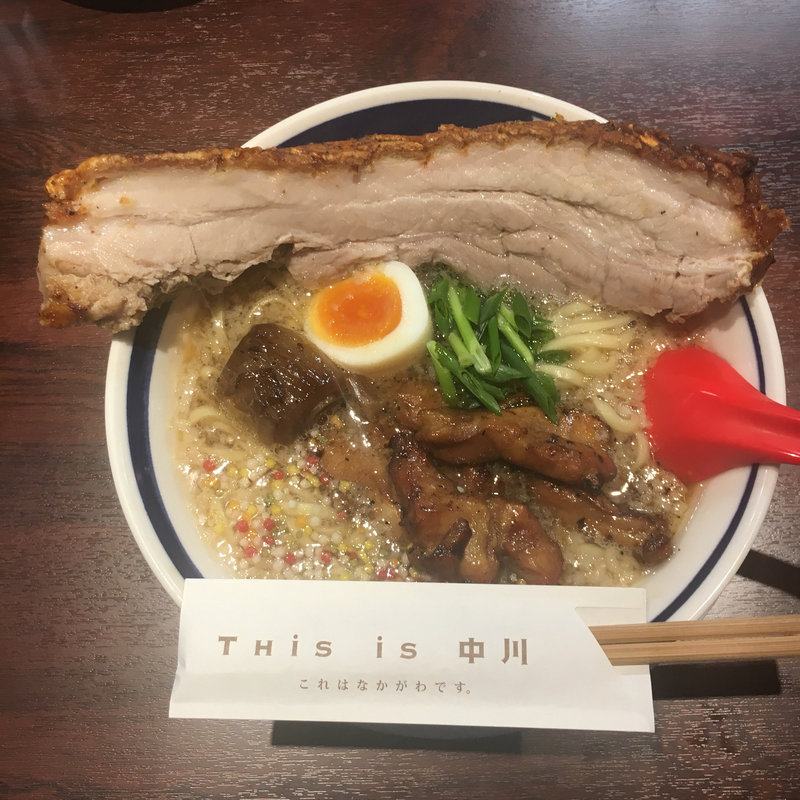 背脂醤油クリアー(This is 中川 (これはなかがわです。))