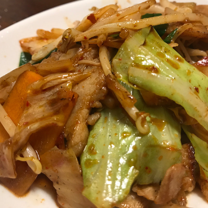 豚キムチ(酒処あかり)