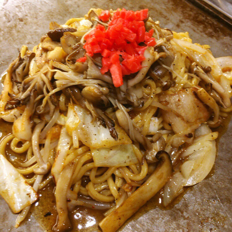 ブタエビそば(お好み焼きもみじ )