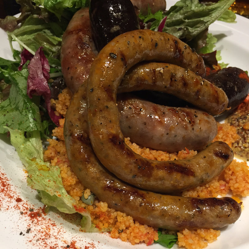 自家製ソーセージ三種(ビストロモナミ)