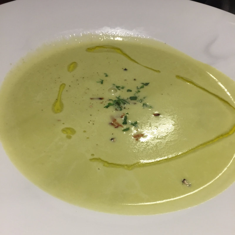 本日のポタージュ  グリンピース(ビストロモナミ)