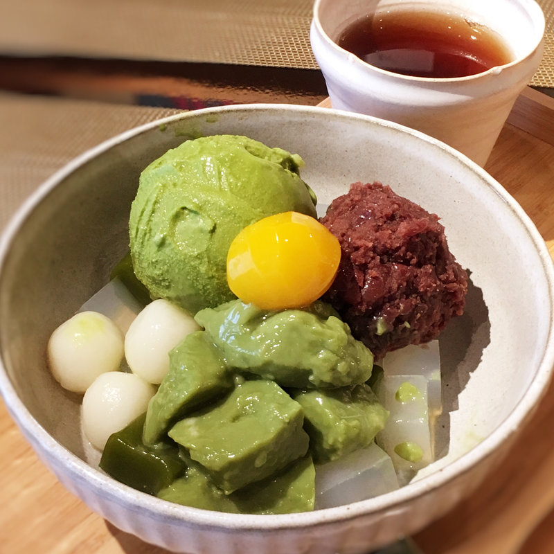 かきはち抹茶ぱふぇ(かきはち 本店)