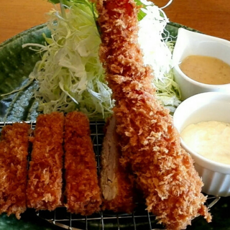 特選ヒレかつ大海老フライ膳(かつぜん )