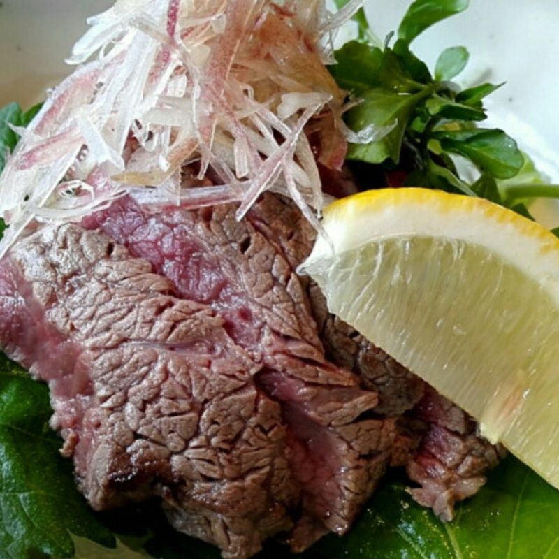 和風ローストビーフ定食(肉の松阪山之上本店)