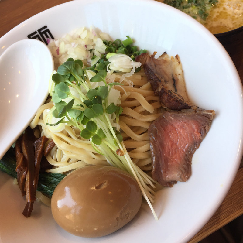 味玉鶏つけそば(竹末東京プレミアム )