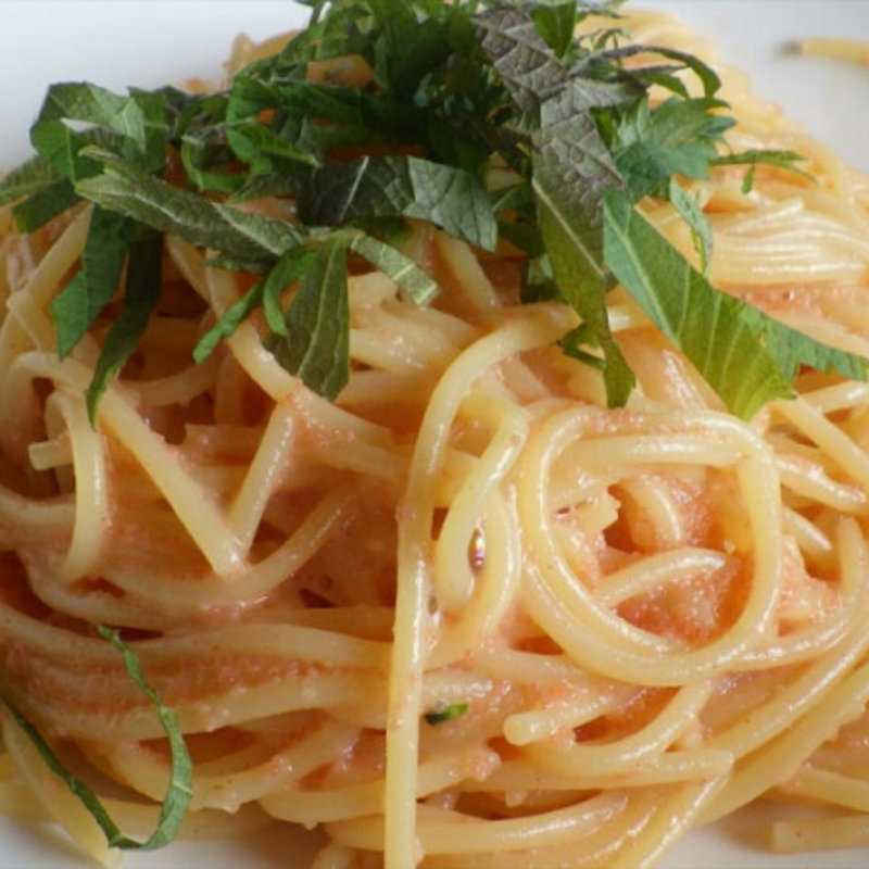 明太子スパゲティ(蒜山ハーブガーデン ハービル )