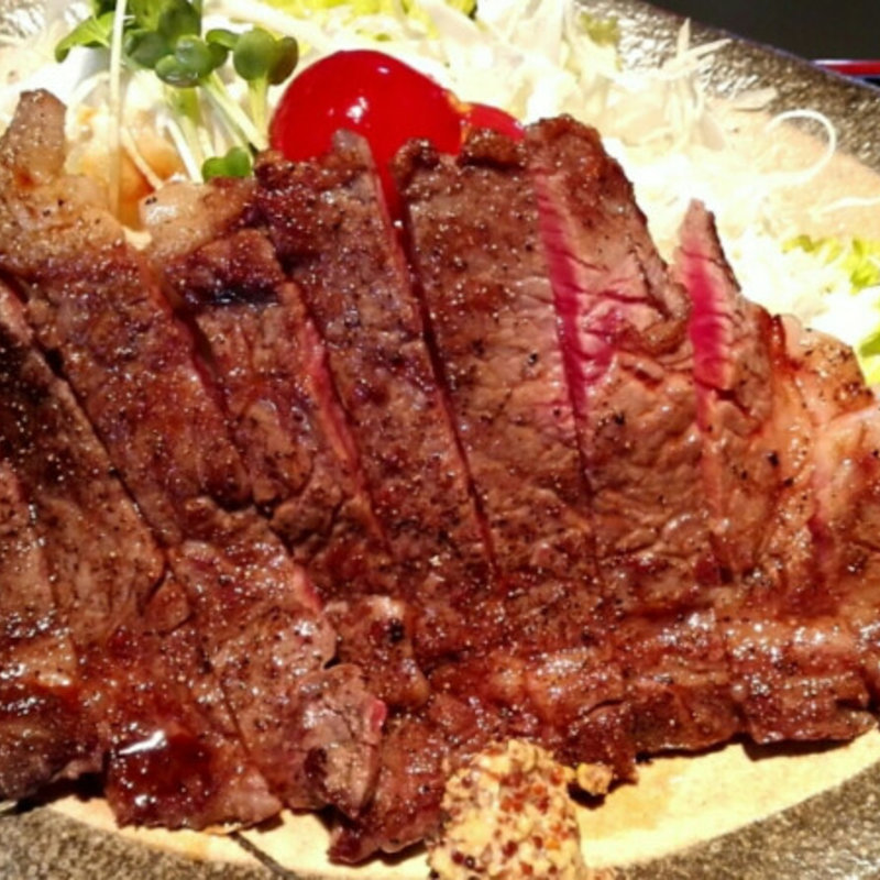 ステーキ定食(牛石)