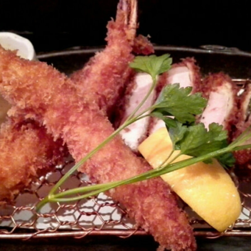 上ロースとんかつ定食(とんかつ マンジェ)