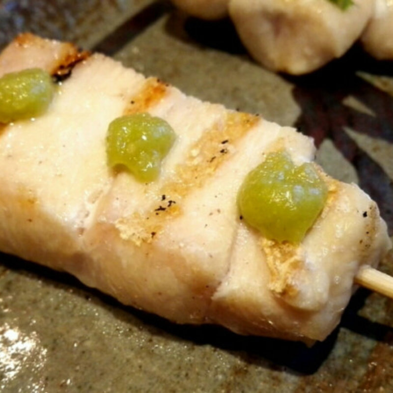 ムネ肉 ワサビ(焼鳥 鶏 田村 （たむら）)
