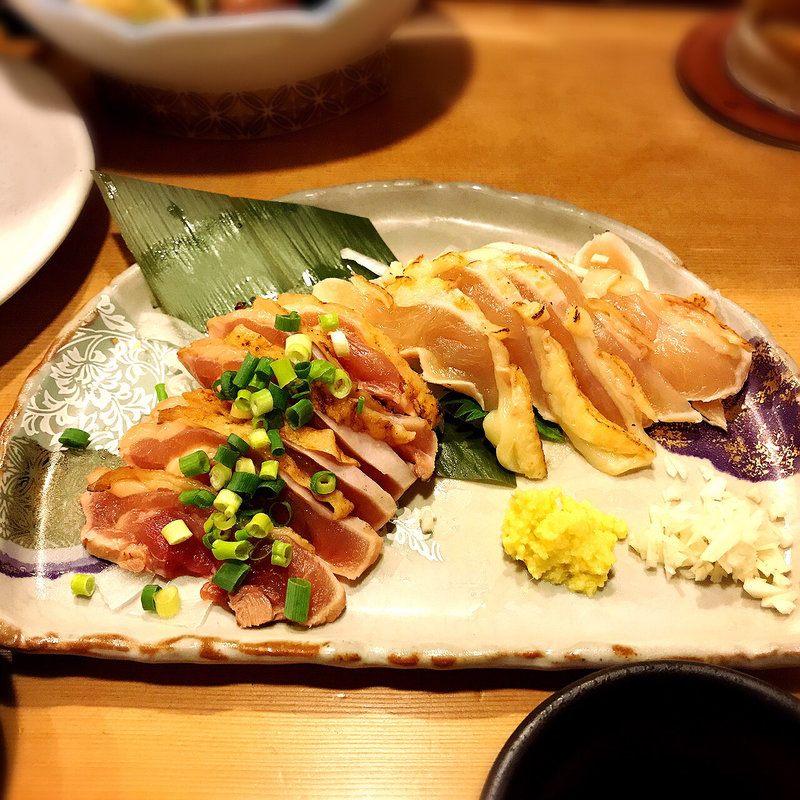 薩摩地鶏刺(酒処おやっとさぁ。)