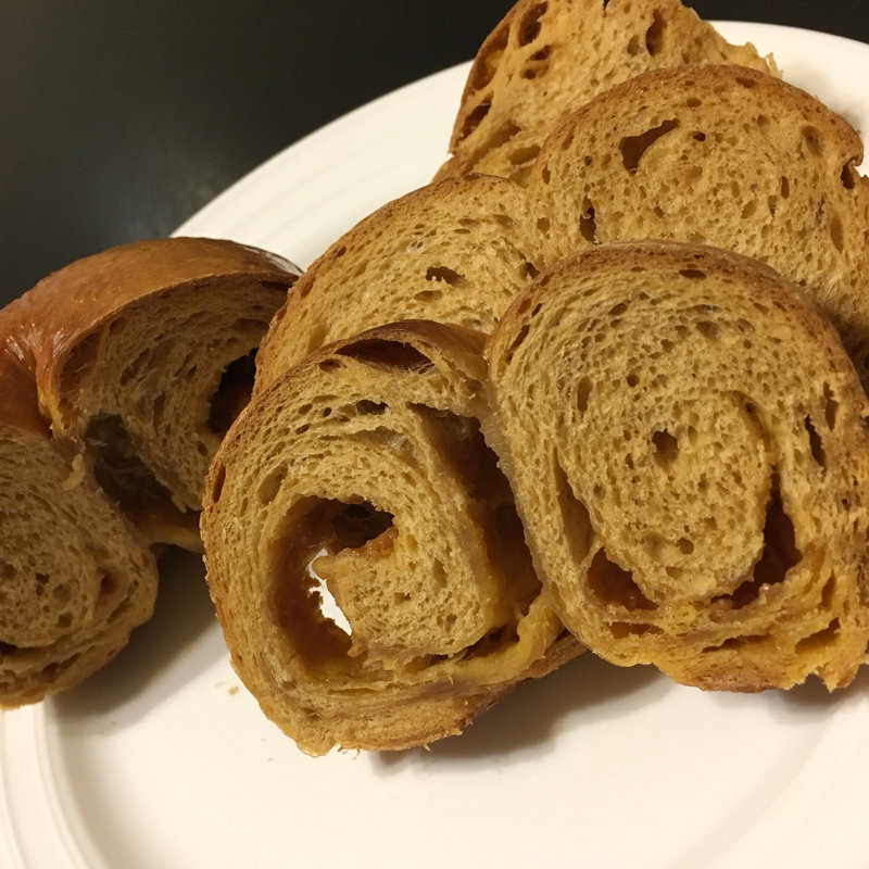 キャラメルチョコチップベーグル(ポム ド テール)