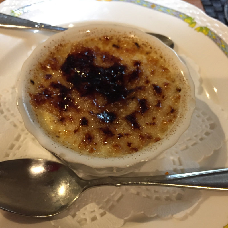 フォアグラのブリュレ(フレンチバル 創作ダイニング TAKE)