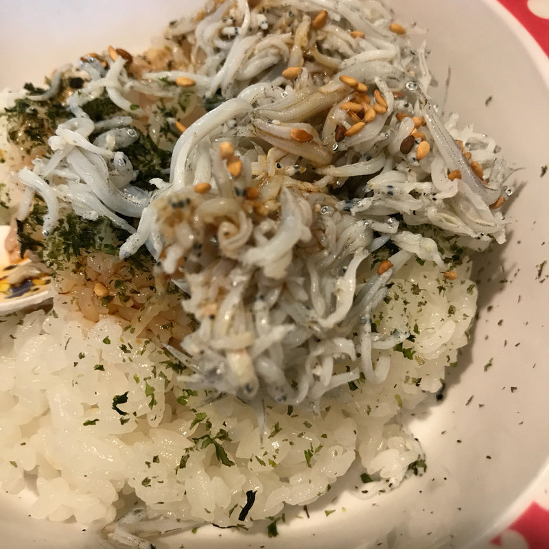 キッズしらすご飯(定食屋しゃもじ)