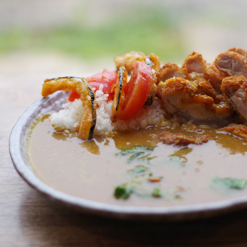 限定野菜カレー+チキンカツ(あじーる )