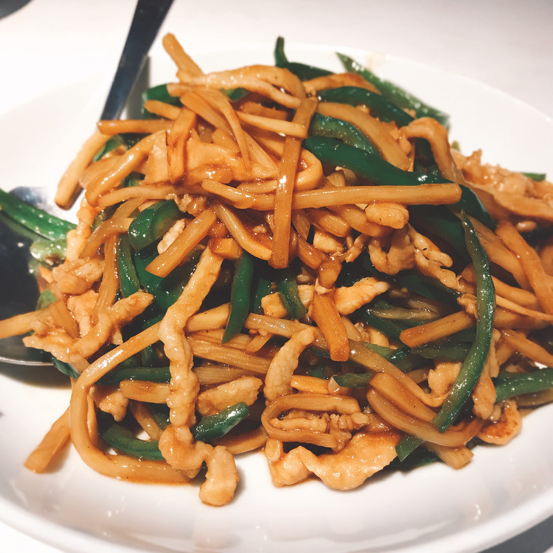 豚肉とピーマンの炒めもの(新亜飯店 芝大門店 （シンアハンテン 新亞飯店）)