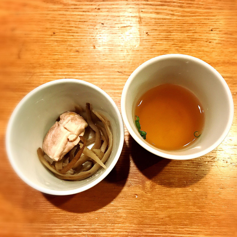 お通し(煮炊屋 金菜)