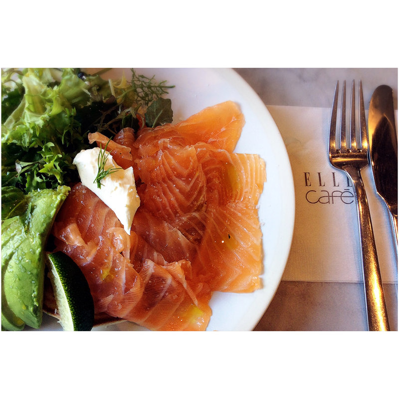 自家製サーモンマリネ&マスカルポーネ(ELLE café Aoyama エルカフェ青山店)