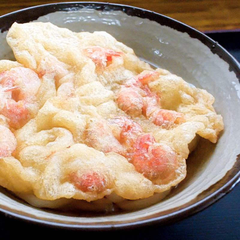 えび天うどん（ひやあつ+えび天）(山内うどん店 （やまうちうどんてん)