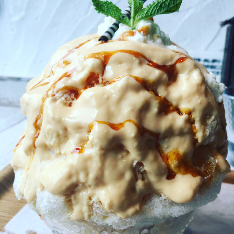 5種類の果実のプリンアラモード(はいむる珈琲店 )