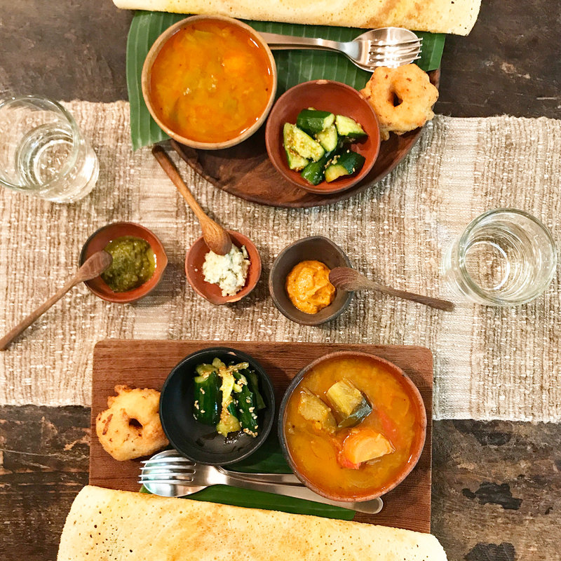 マサラ ドサ ランチ(マキ・テキスタイル 竹林カフェ)