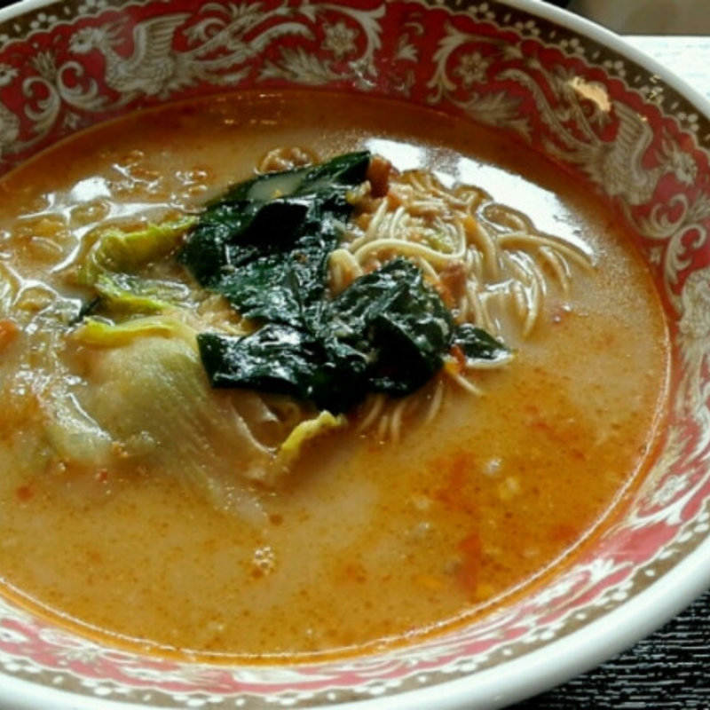 四川ラーメン&カニレタスチャーハンセット(都飯店 枚方田口店)