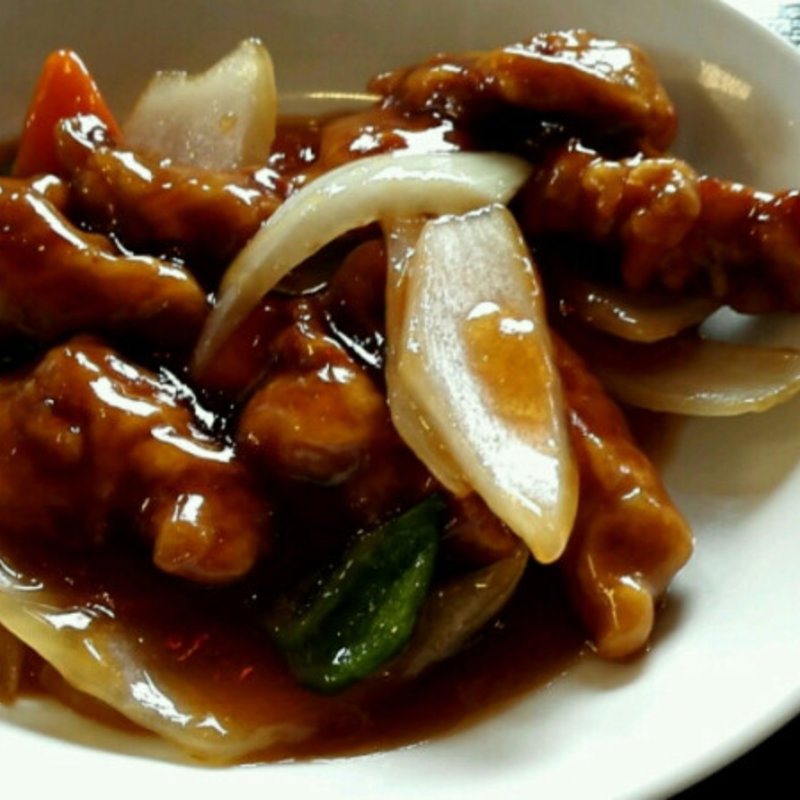 スブタ定食(都飯店 枚方田口店)