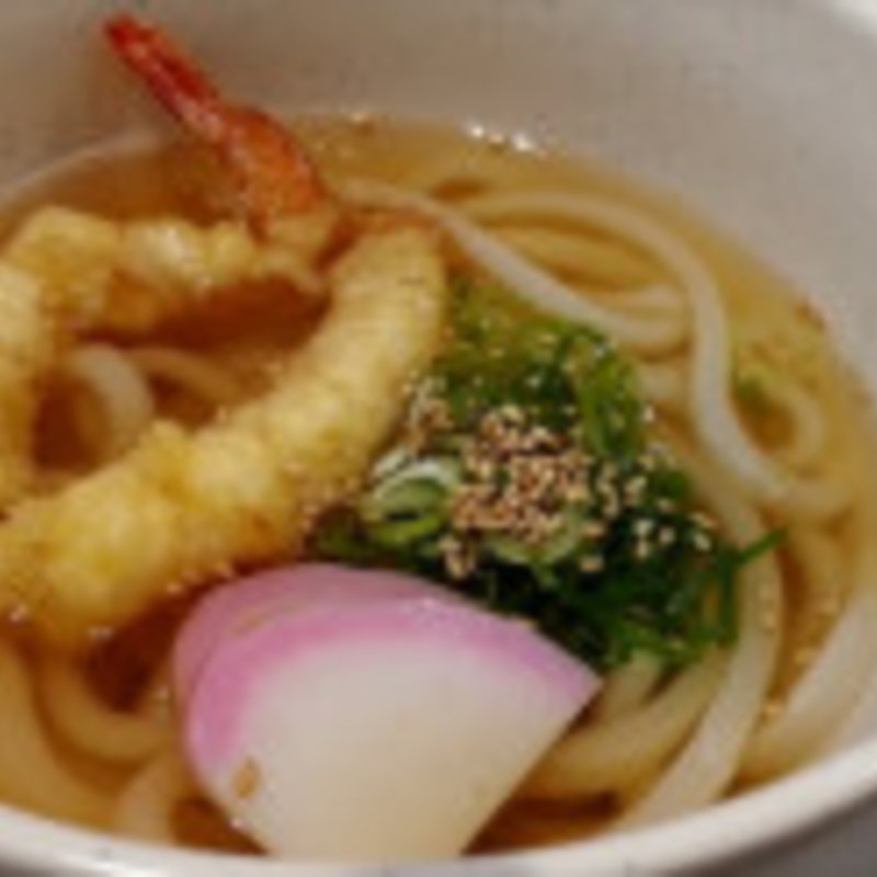 天ぷらうどん(魚べい 京都八幡店)