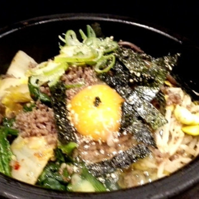 石焼ビビンバ(薩摩焼肉　黒桜 （クロザクラ）)