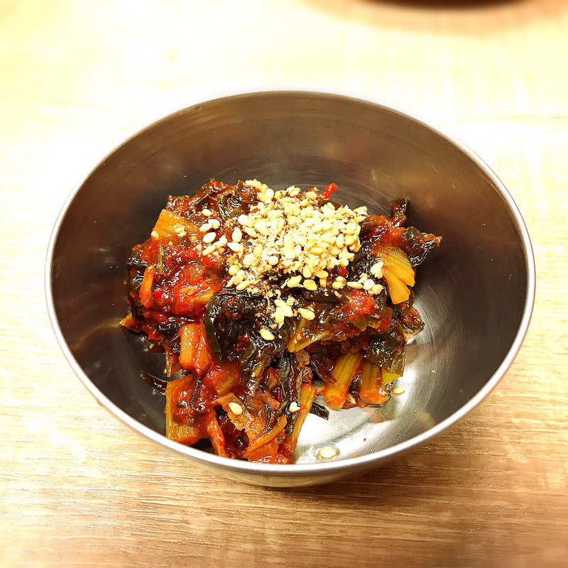 半殺しキムチ(大阪焼肉・ホルモンふたご 中目黒本館)