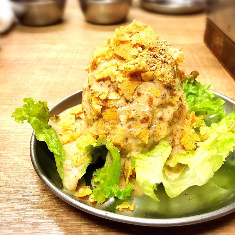 ふたごのポテトサラダ(大阪焼肉・ホルモンふたご 中目黒本館)