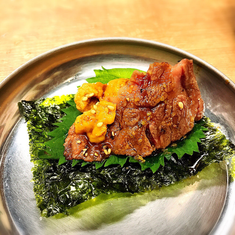 肉ウニ(大阪焼肉・ホルモンふたご 中目黒本館)