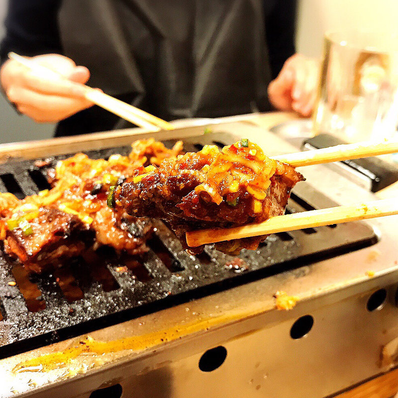 はみ出たいハラミ【売切御免!!】(大阪焼肉・ホルモンふたご 中目黒本館)
