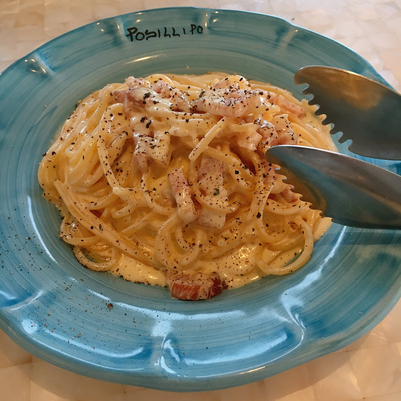 無添加ベーコンのカルボナーラ(POSILLIPO -cucina meridionale- （ポジリポ -クッチーナ メリディオナーレ）)