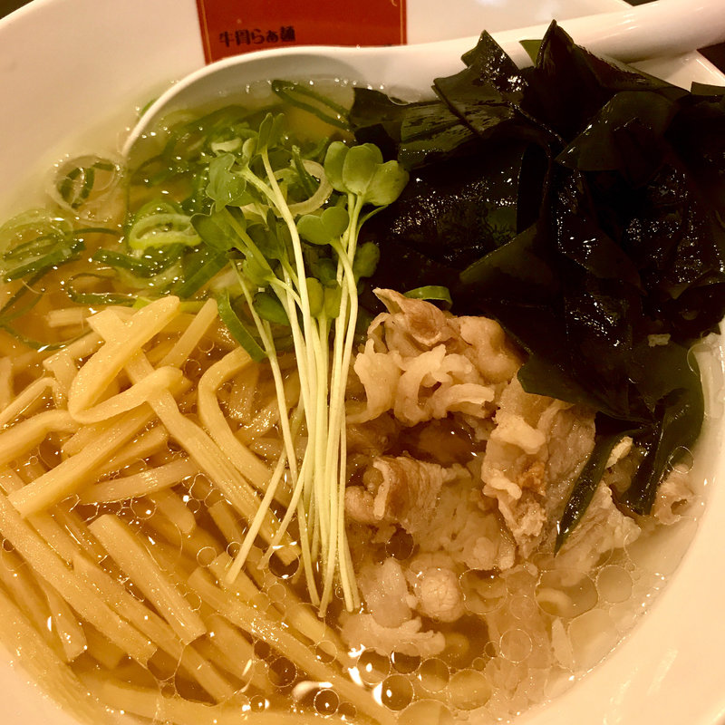 三陸わかめの塩らぁ麺(牛骨らぁ麺マタドールANNEX)