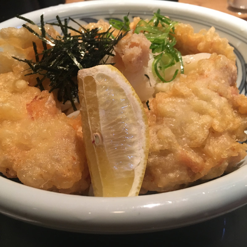 鳥天ぶっかけうどん(福ちゃん )