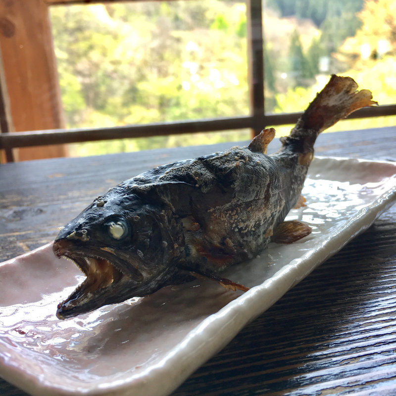 塩焼き岩魚(磨墨庵 )
