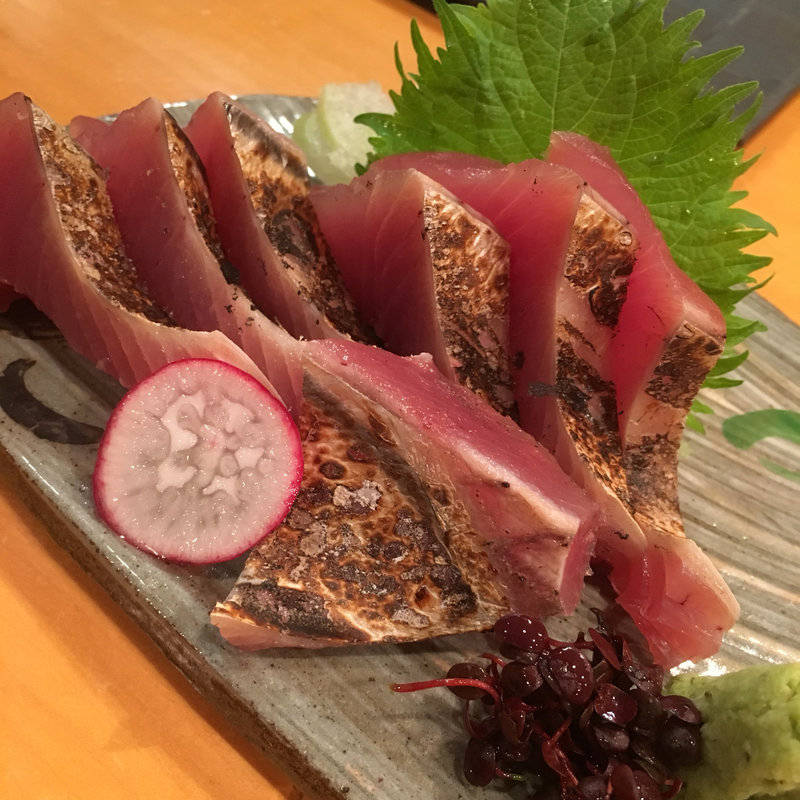 鰹の刺身(ふく菜 )