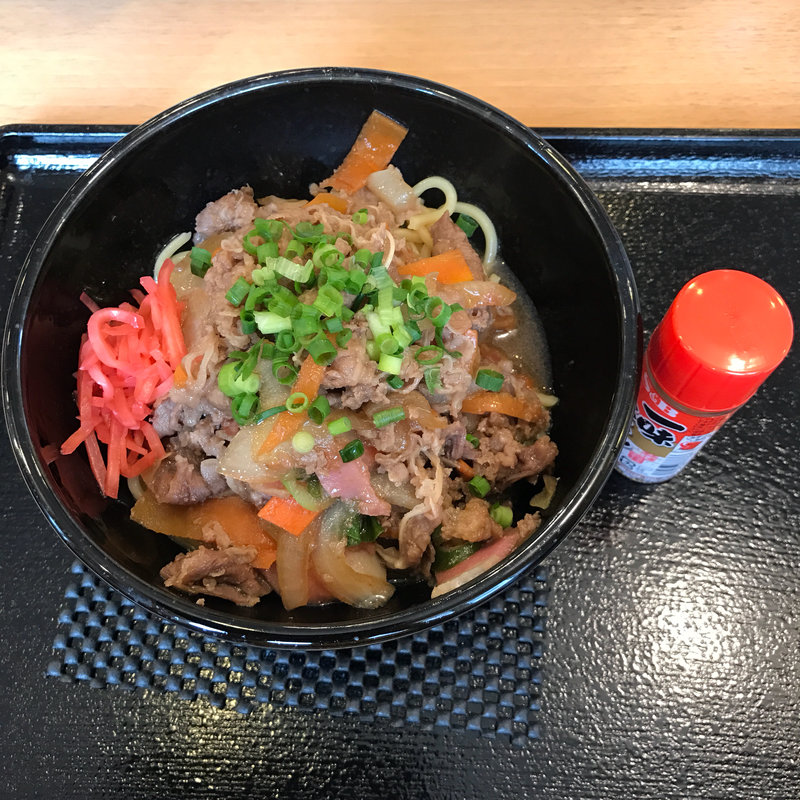 牛・がっつりまぜめん(リンガーハット 東京東大和店)