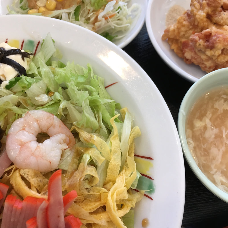 冷やし中華セット(福苑)