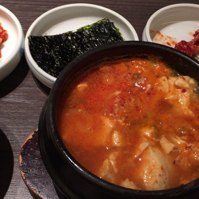 スンドゥブ セット(韓国料理 妻家房（さいかぼう）横浜高島屋店)