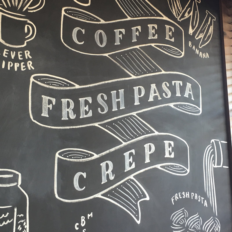 きのこパスタ(ムートンコーヒー)