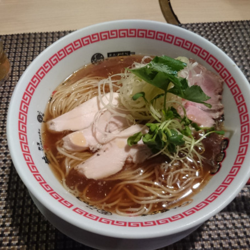 冷やし煮干しそば(セアブラノ神 壬生本店)